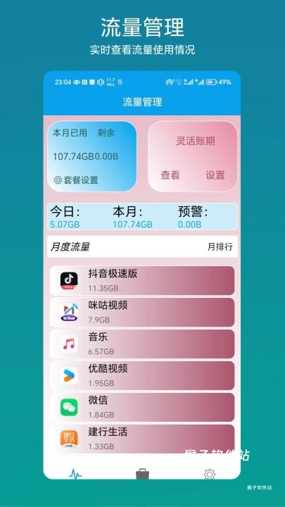 流量管理助手下载_https://www.houzisoft.com_系统工具_第1张